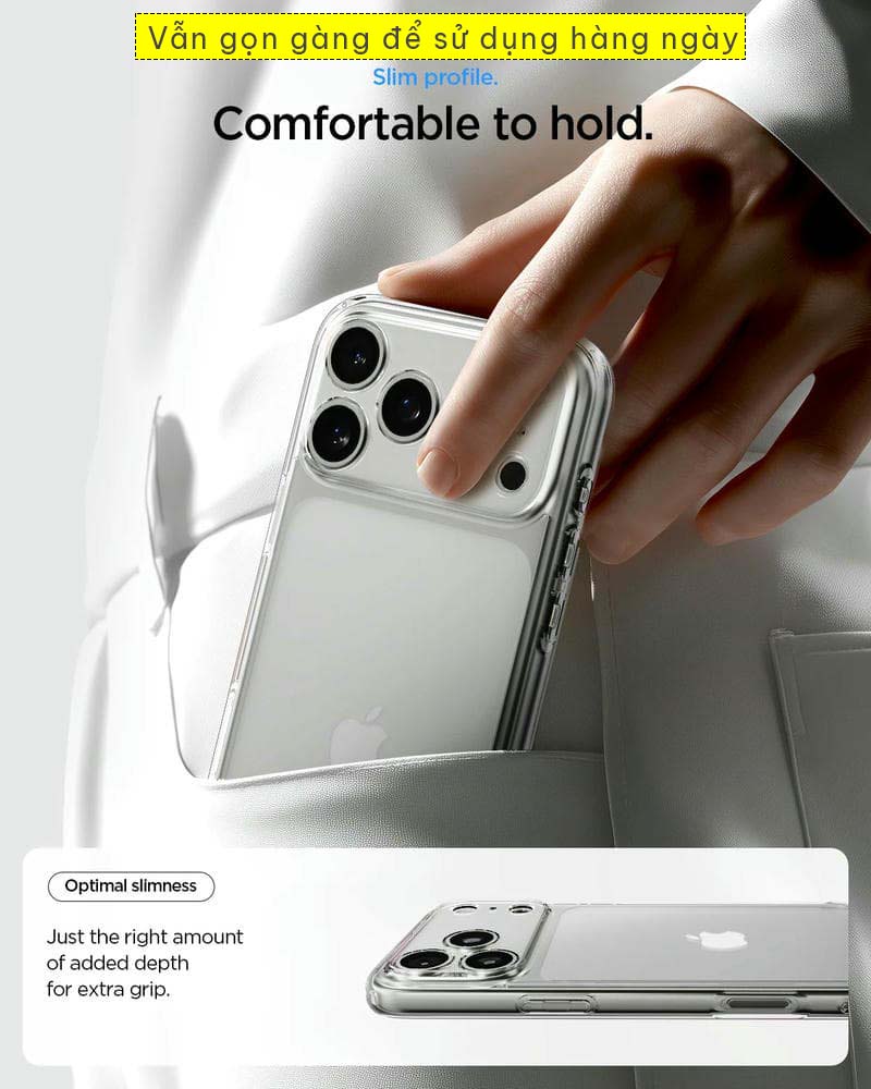 Ốp lưng iPhone 17 Pro Max Spigen Ultra Hybrid 8